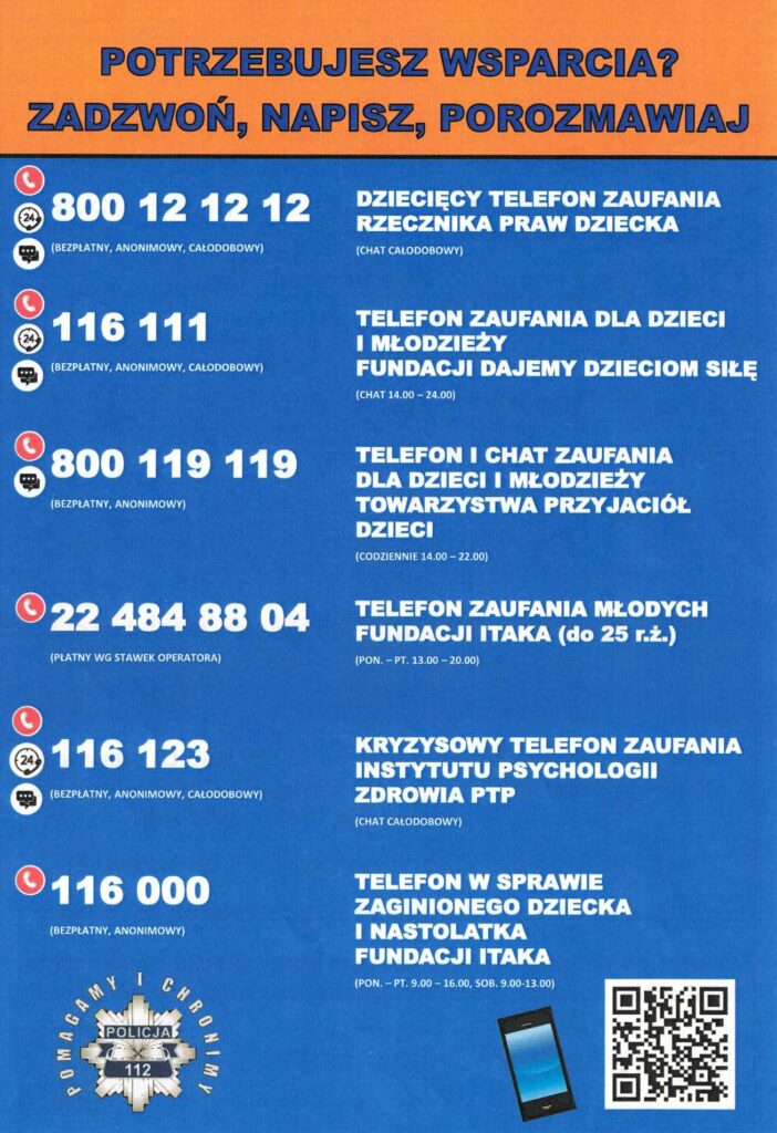 Pamiętaj, nigdy nie jesteś sam. Daj sobie szansę. 2 potrzebujesz wsparcia 1